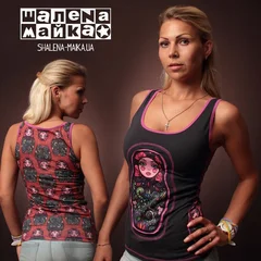 Майка Женская матрешка